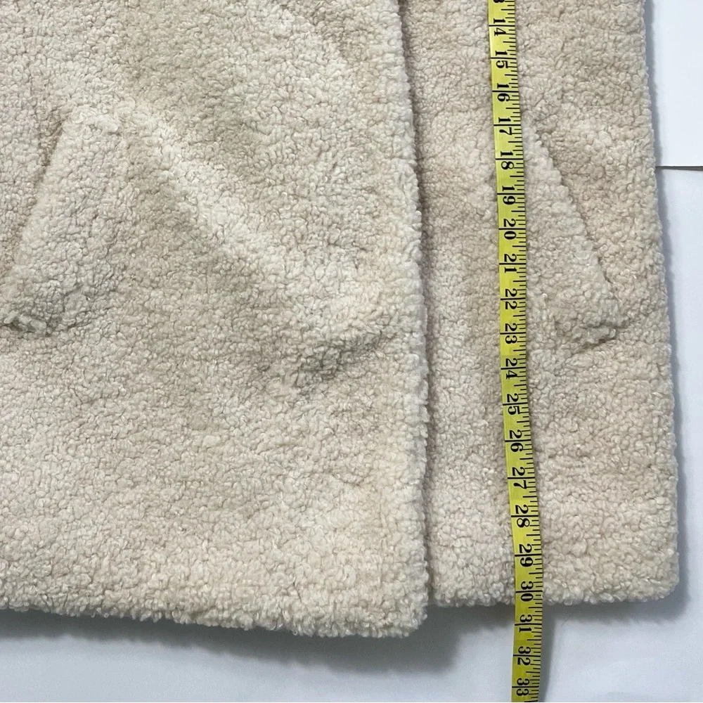 banana republic sherpa cocoon coat XS